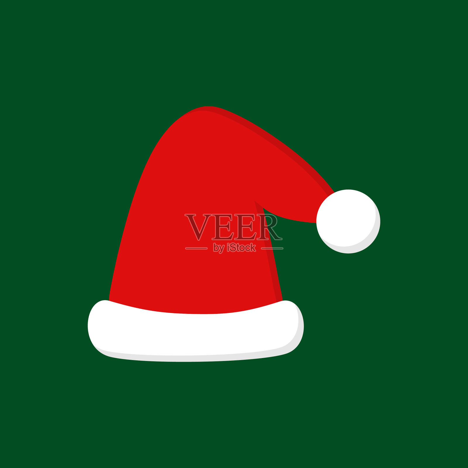 圣诞派对圣诞帽插画图片素材