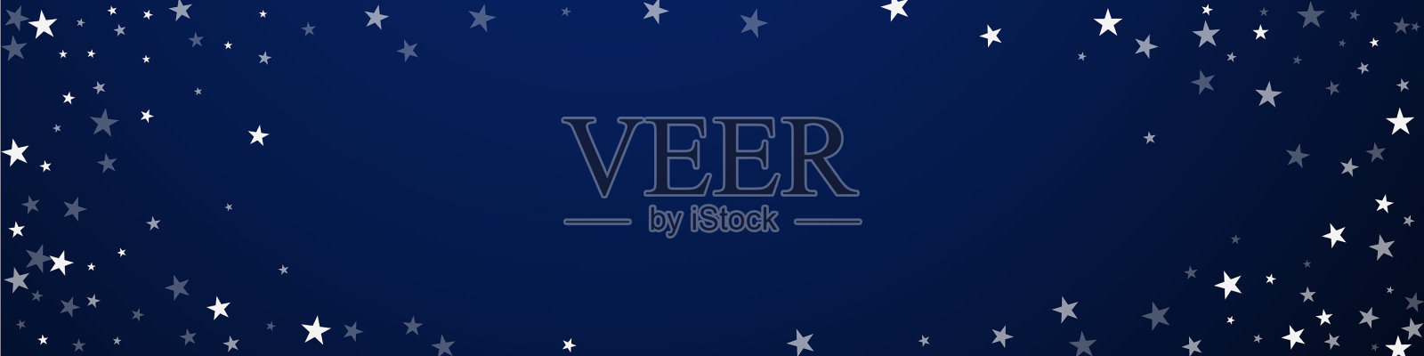 随机落下的星星，圣诞背景的微妙插画图片素材