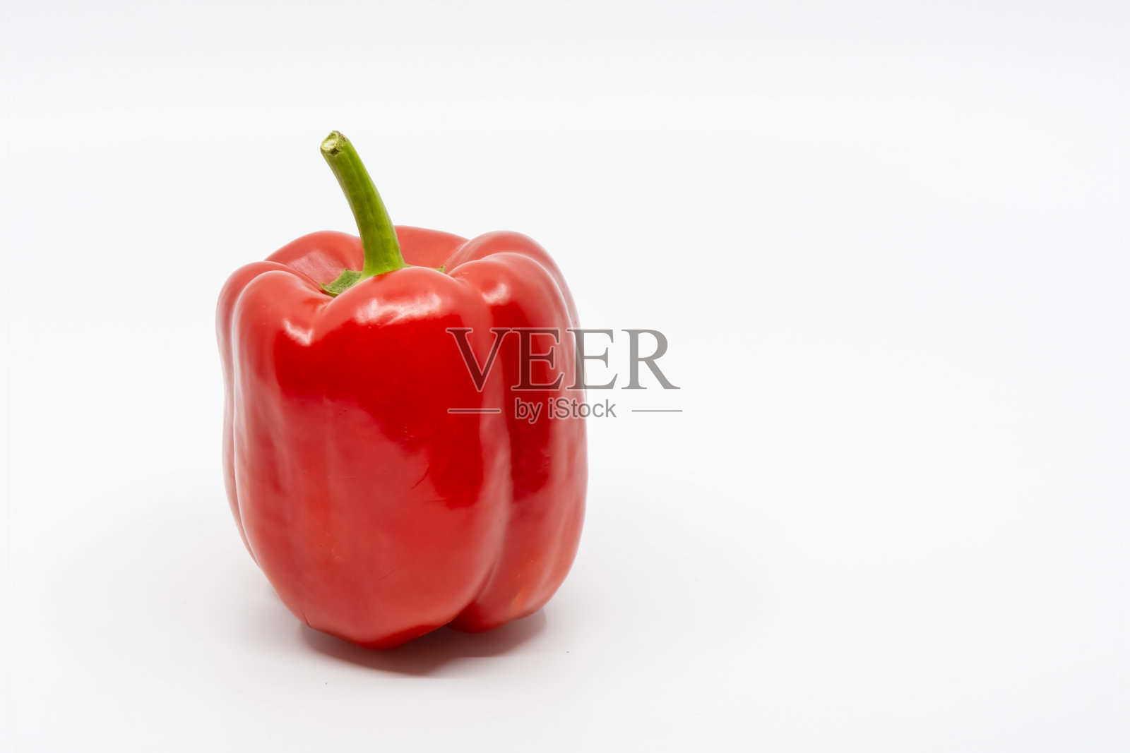 红甜椒孤立在白色背景照片摄影图片