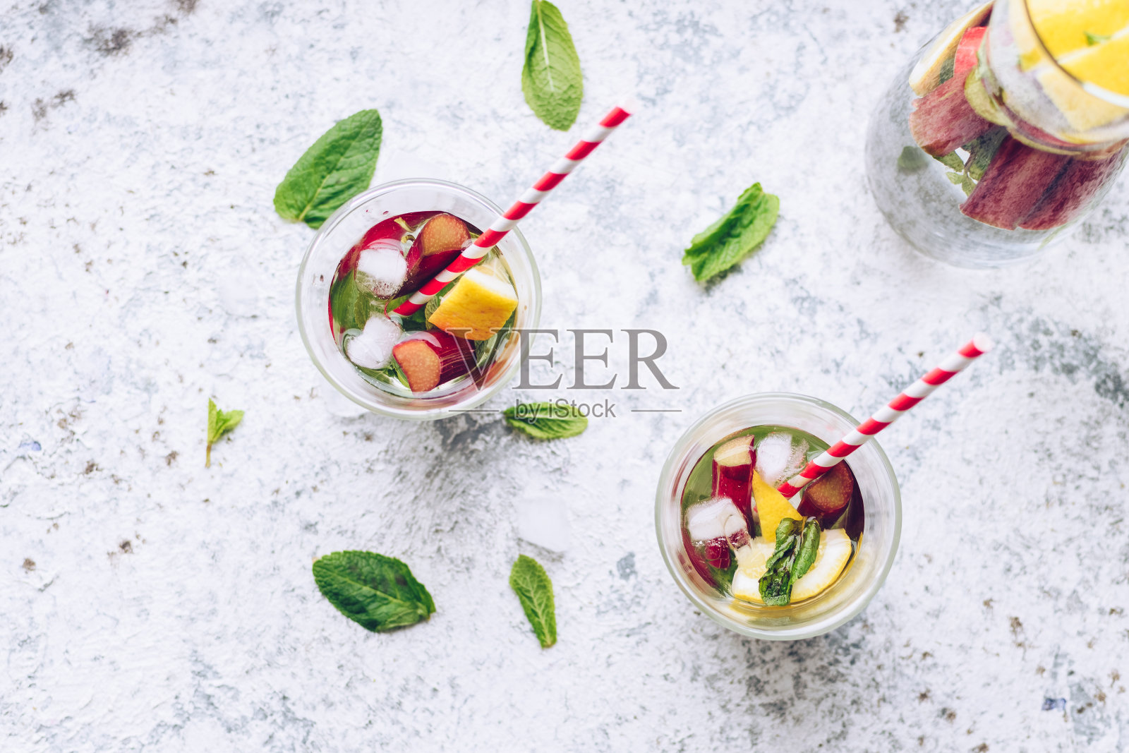 大黄夏日提神饮料照片摄影图片