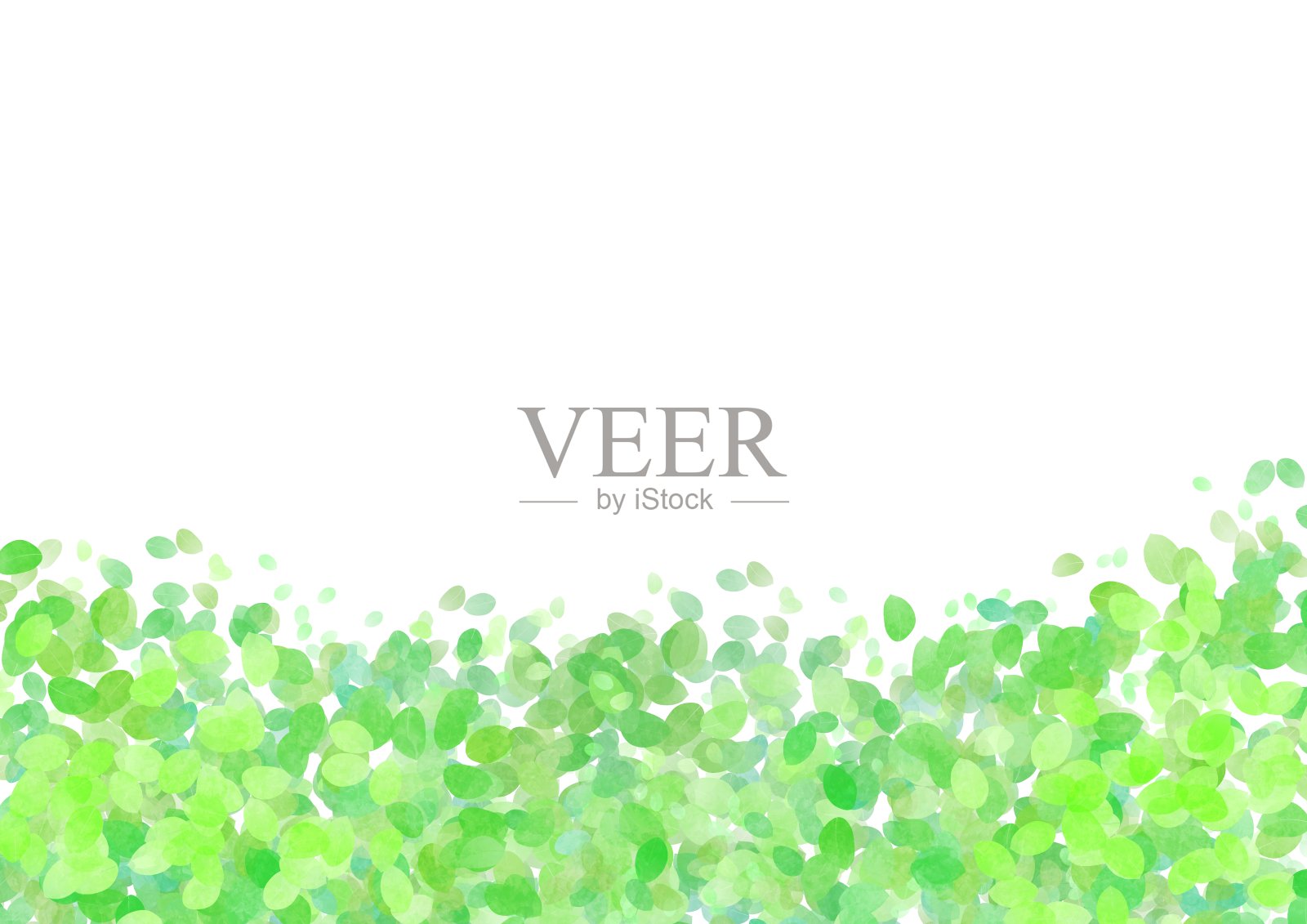 树叶背景框架插画图片素材