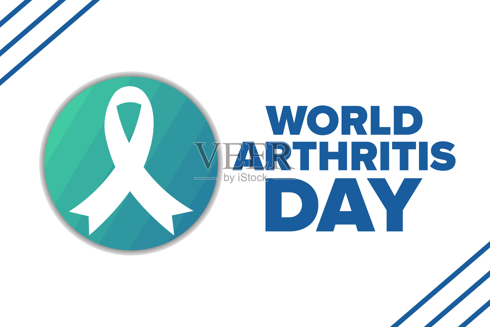 世界关节炎日10月12日节日概念插画图片素材