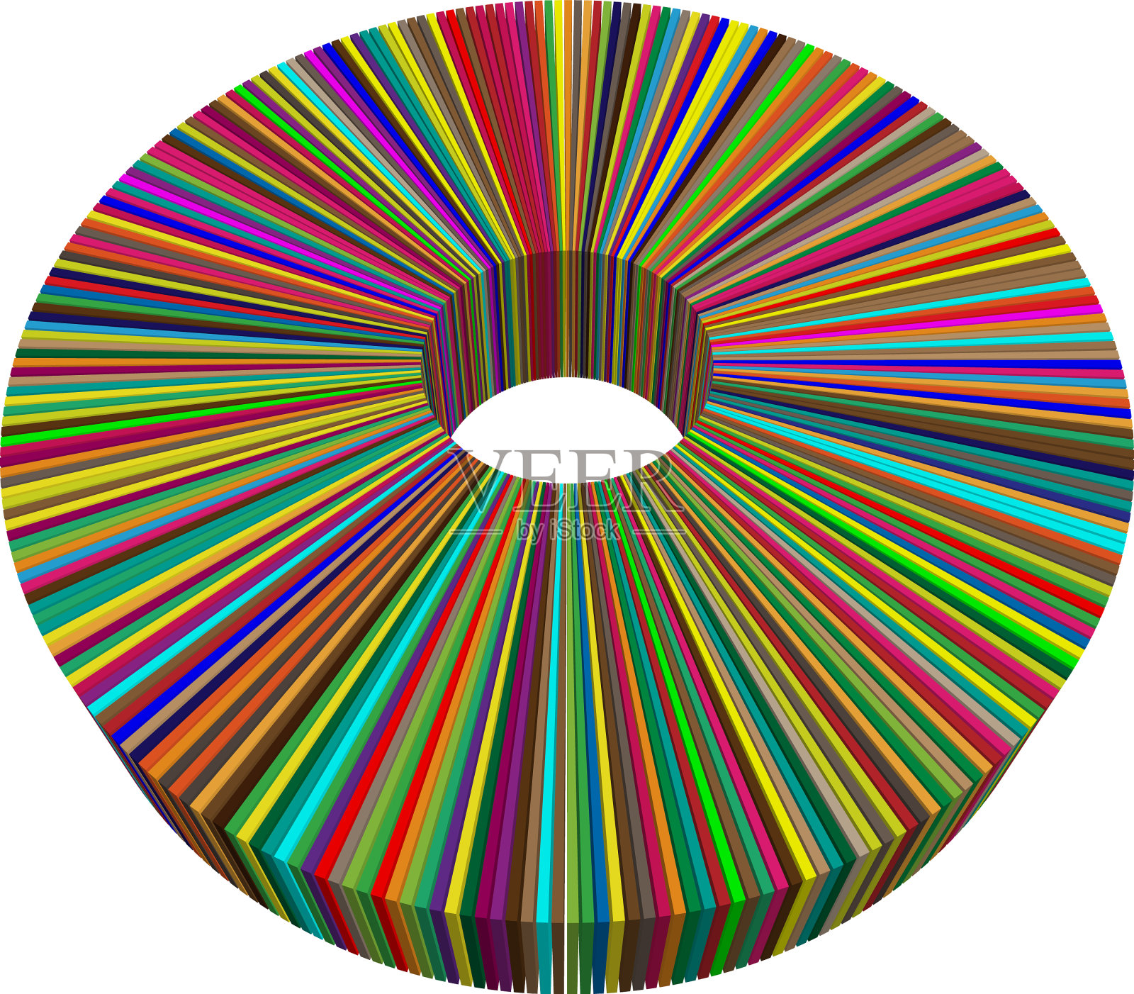 饼图饼图一个剪贴图插画图片素材