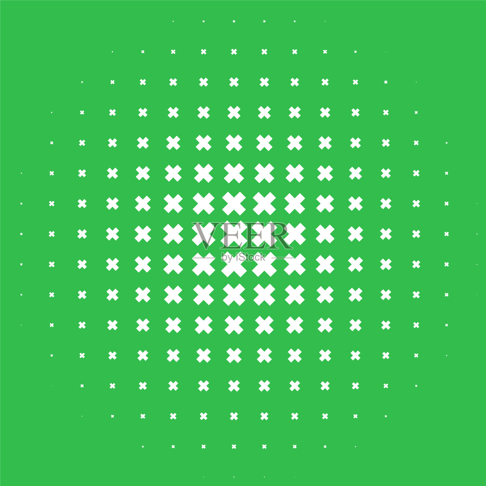 圆圈加十字标记标志在绿色插画图片素材