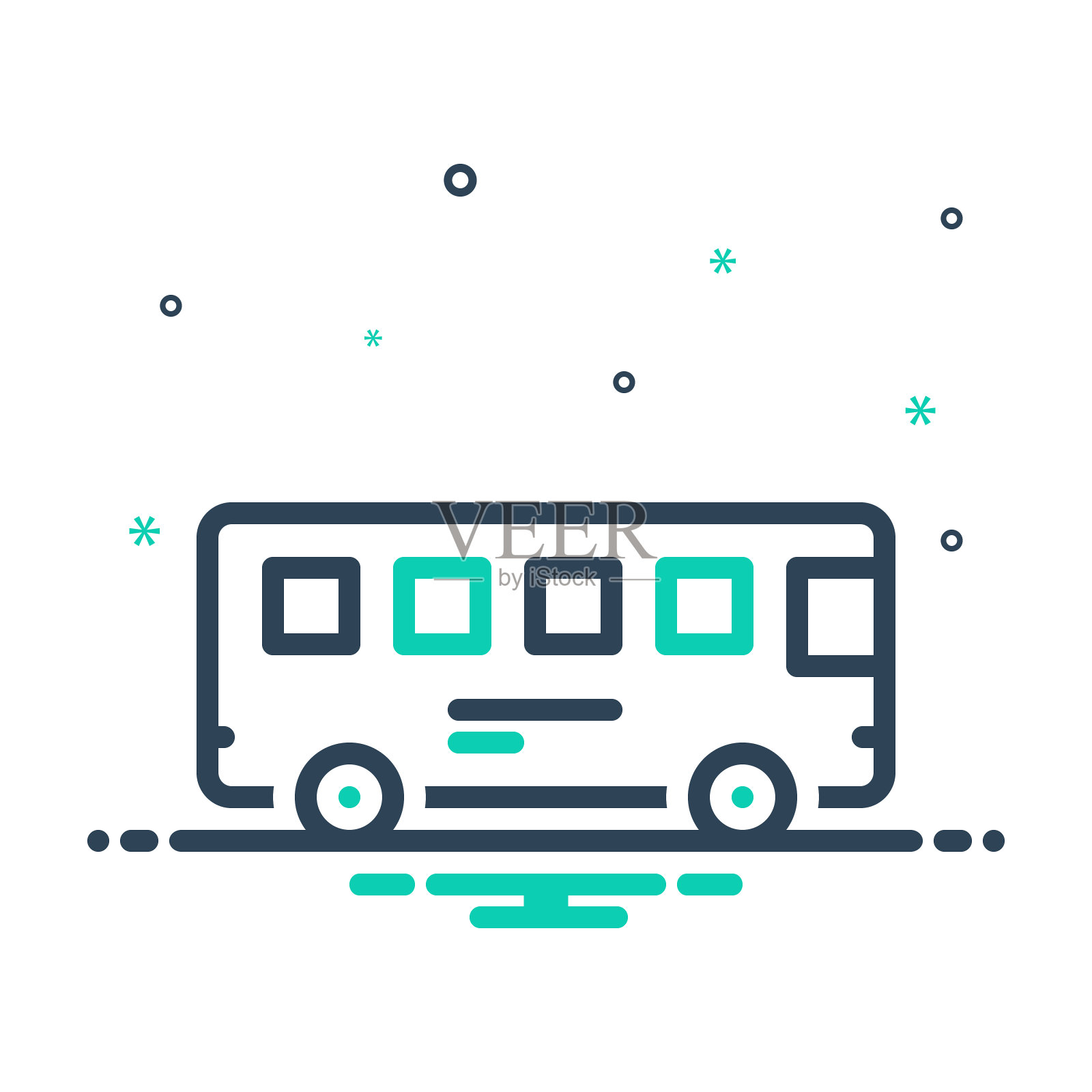 巴士的校车插画图片素材