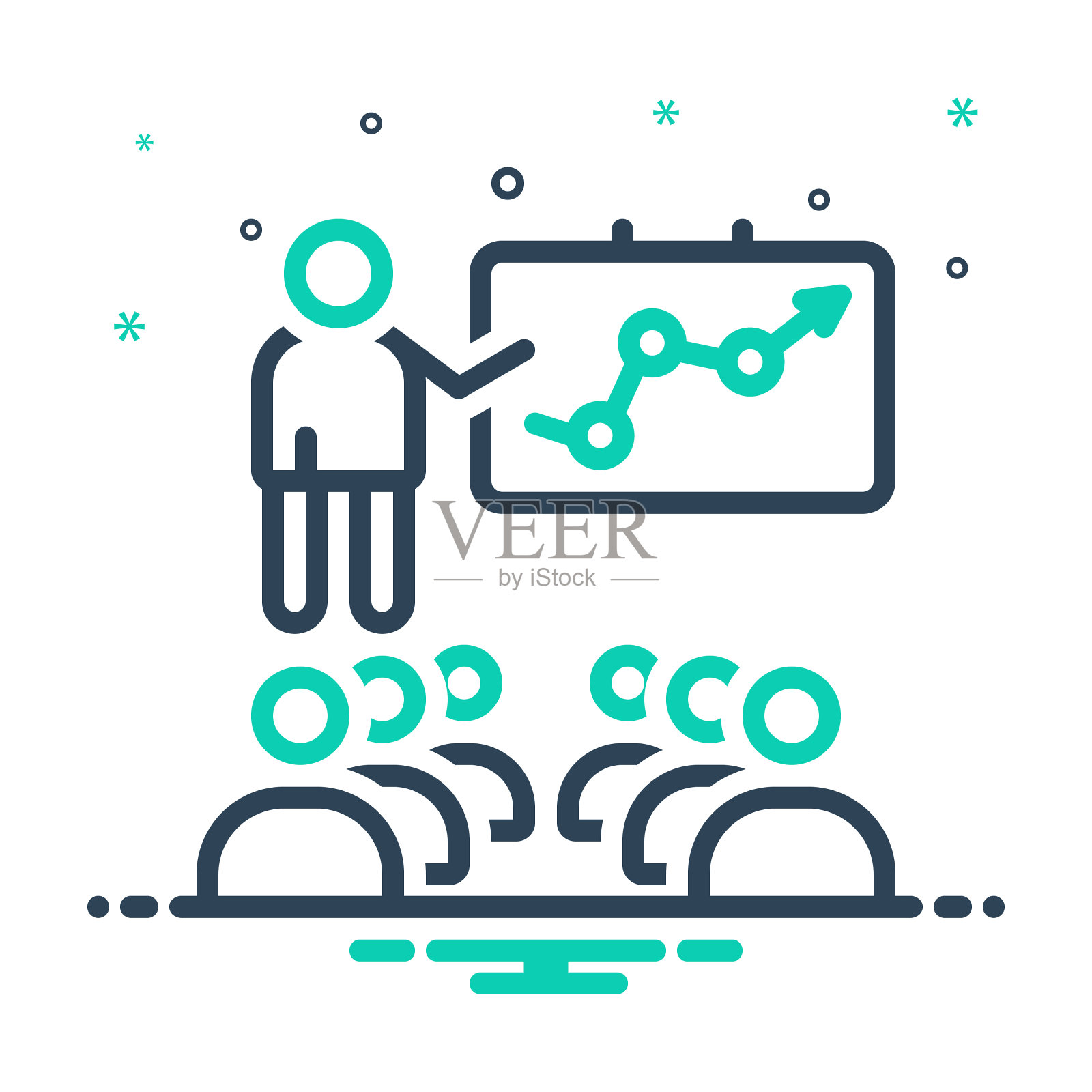 教练指导插画图片素材