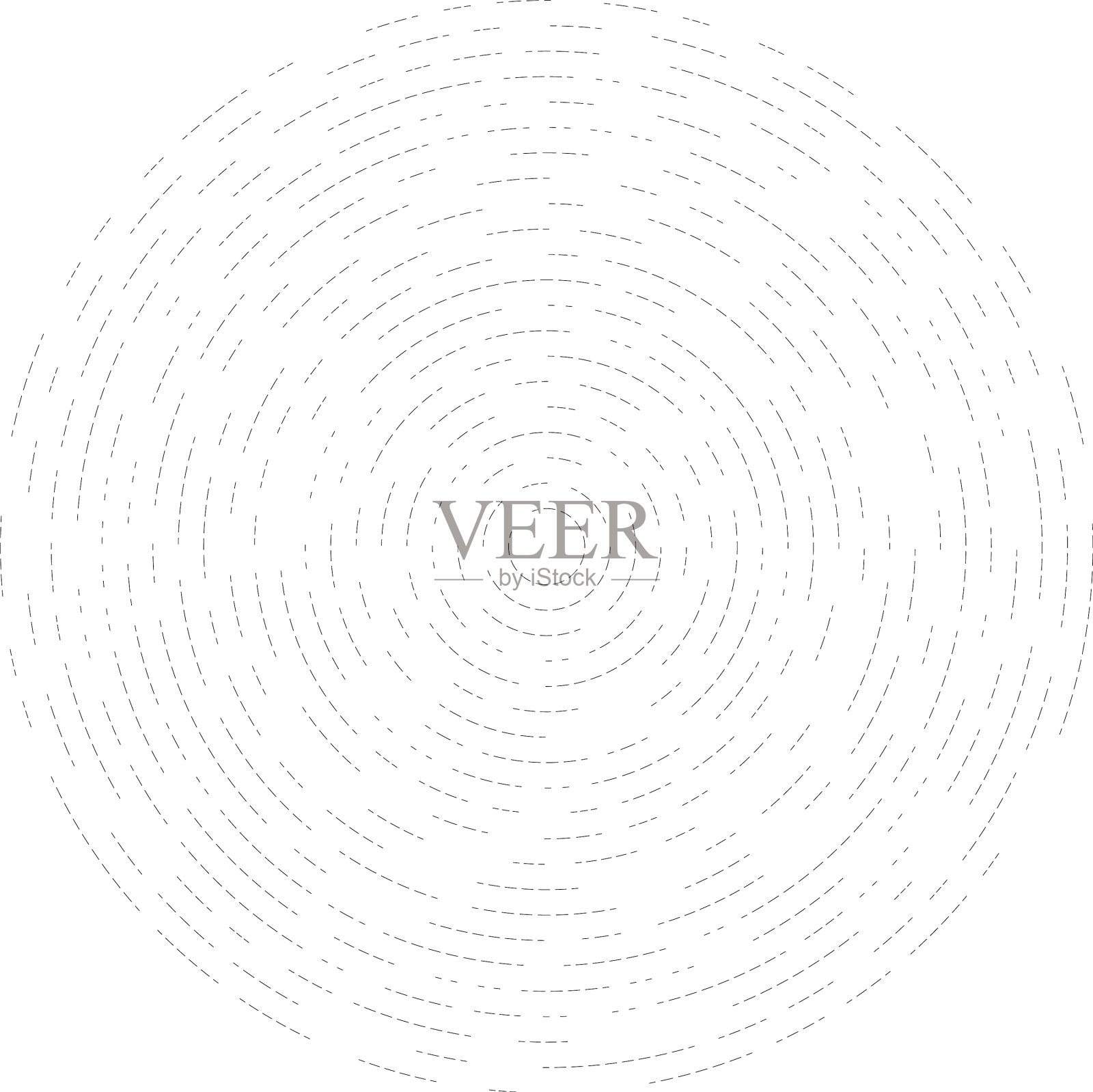 抽象圆形径向设计元素几何插画图片素材