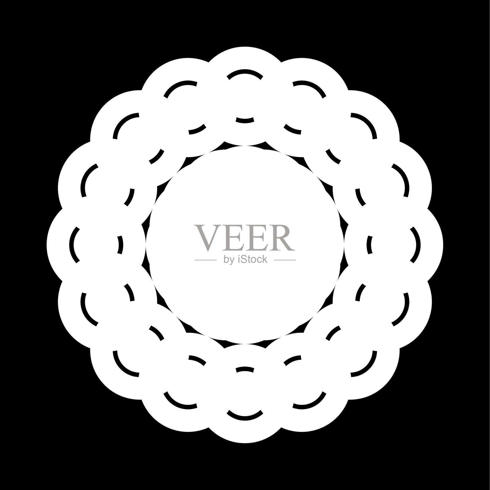 设计单色装饰元素插画图片素材