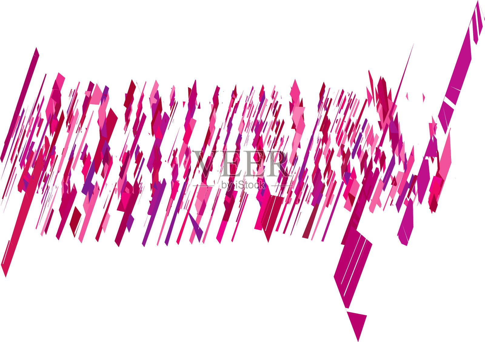 抽象艺术-随机几何形状生成插画图片素材