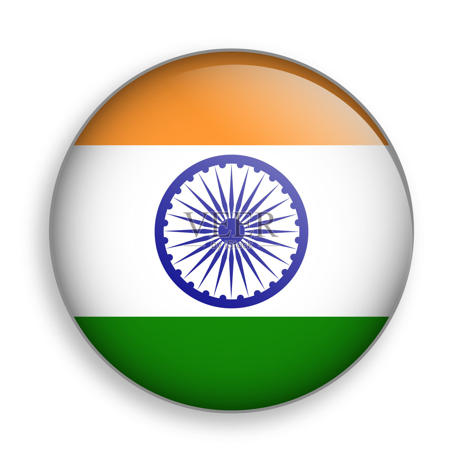 印度独立日插图，8月15日。插画图片素材