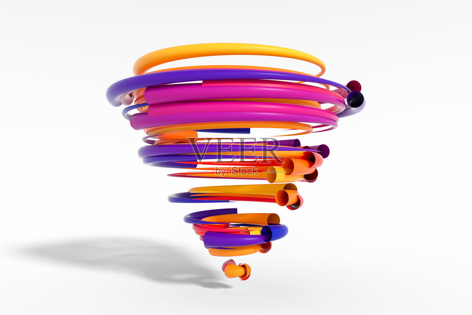 龙卷风,3d的呈现照片摄影图片