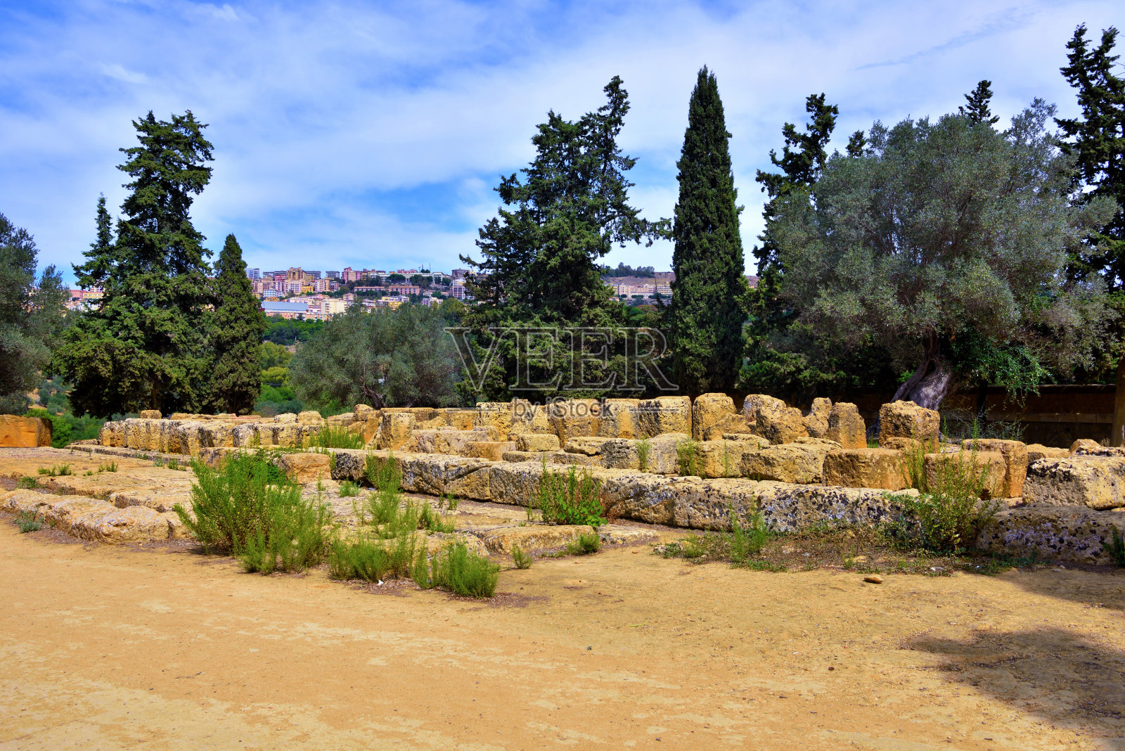 阿格里真托意大利西西里岛照片摄影图片