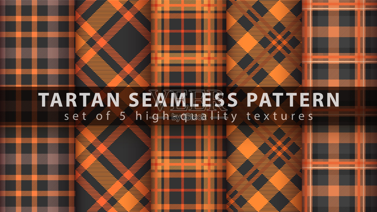 设置经典格子无缝图案。设计模板素材