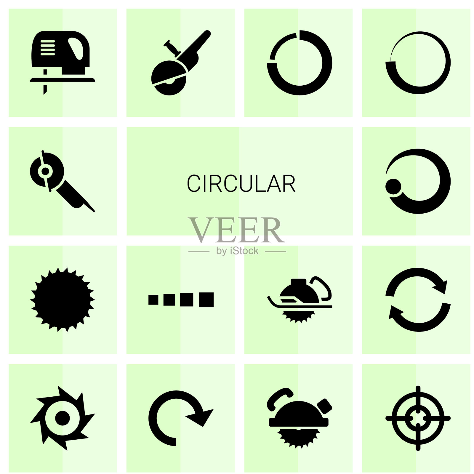 圆形图标图标素材