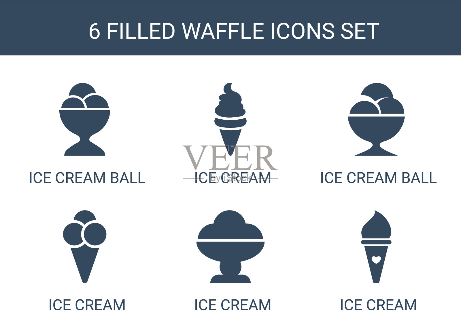 6华夫格图标图标素材