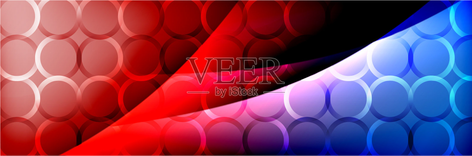 流体梯度霓虹彩色波抽象插画图片素材