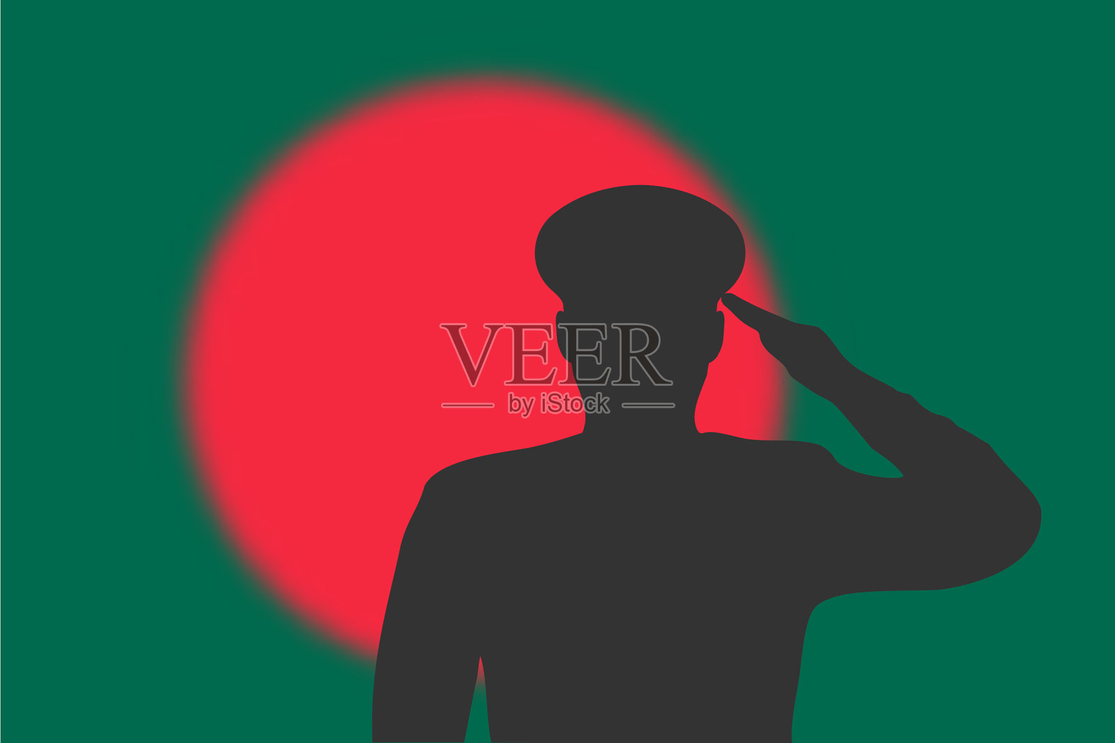 焊锡剪影模糊背景插画图片素材