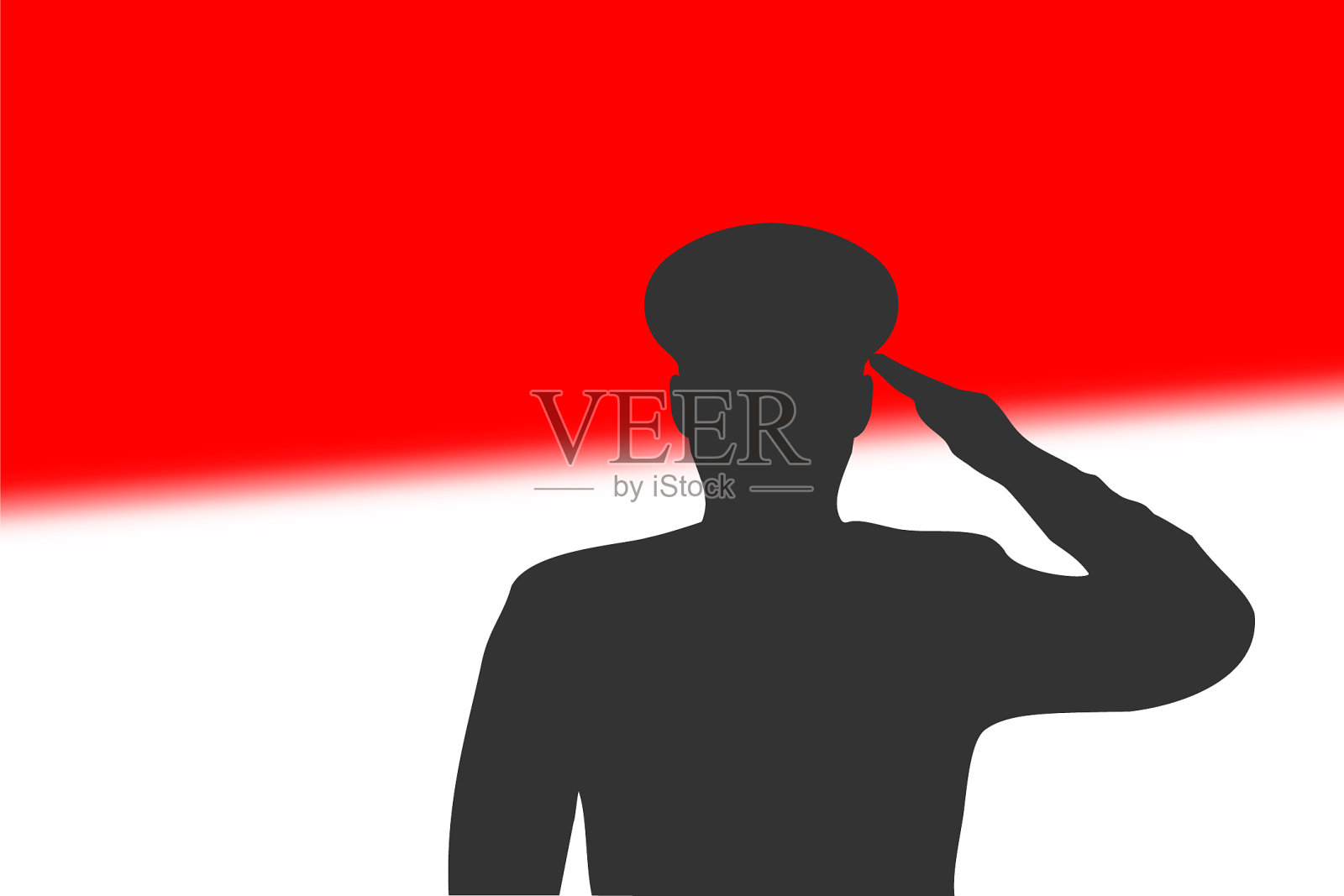 焊锡剪影模糊背景插画图片素材