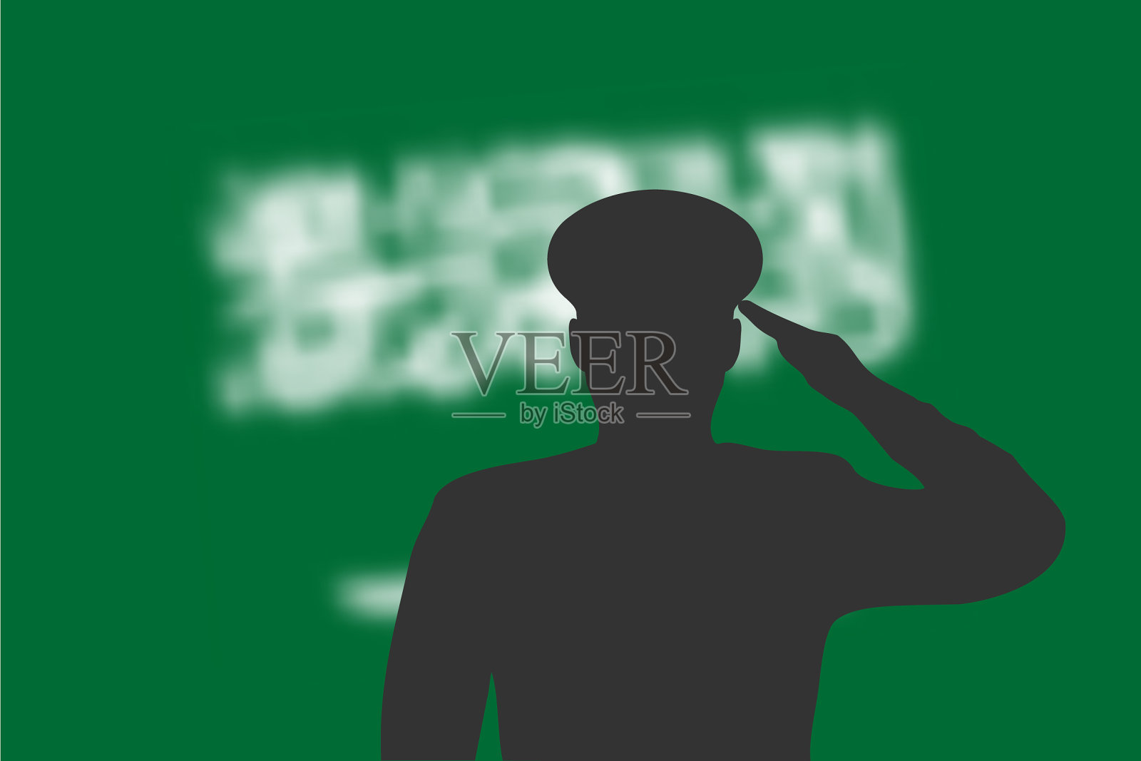 焊锡剪影模糊背景与沙特插画图片素材