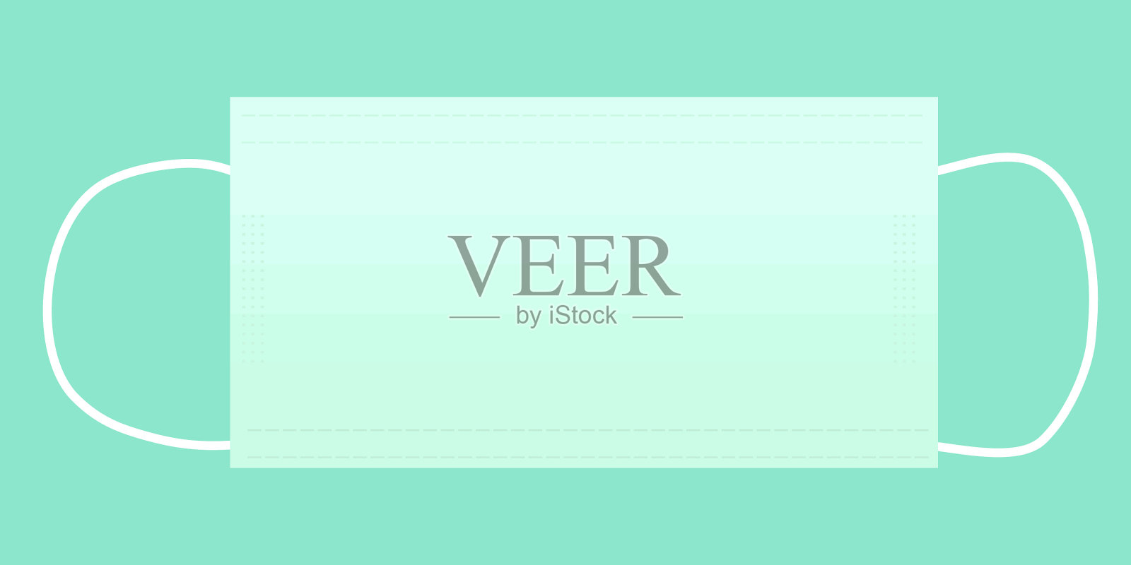 医用安全呼吸面罩插画图片素材