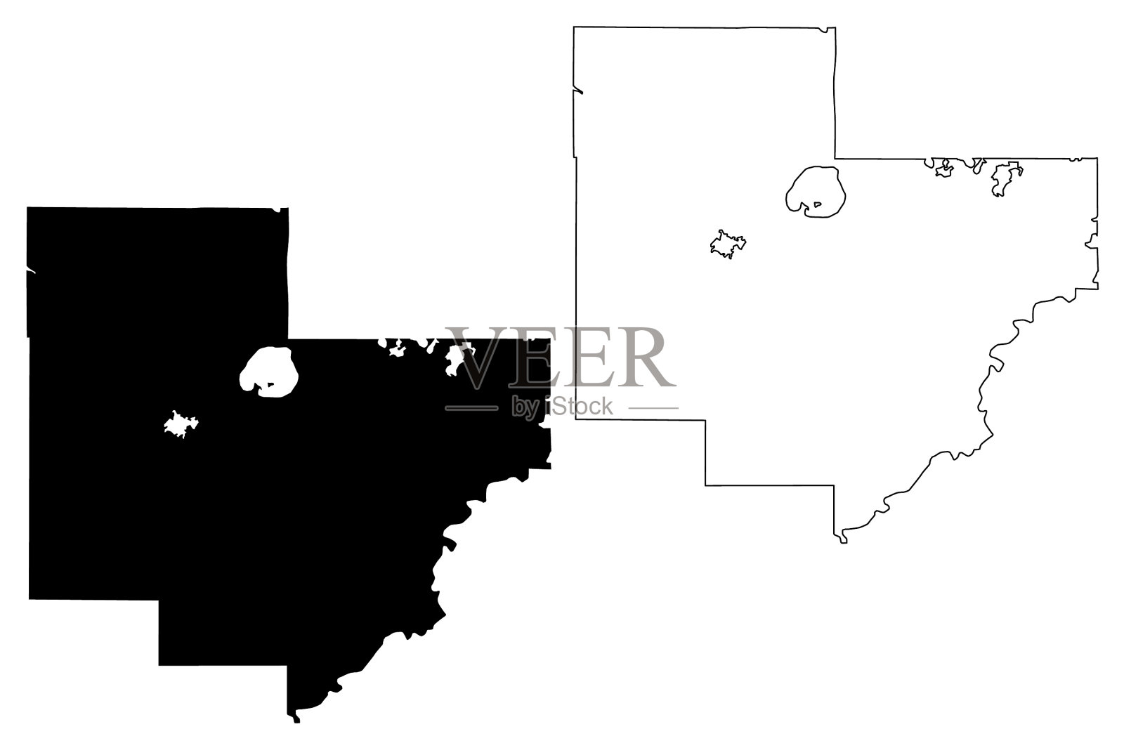 美国明尼苏达州卡弗县，美国插画图片素材