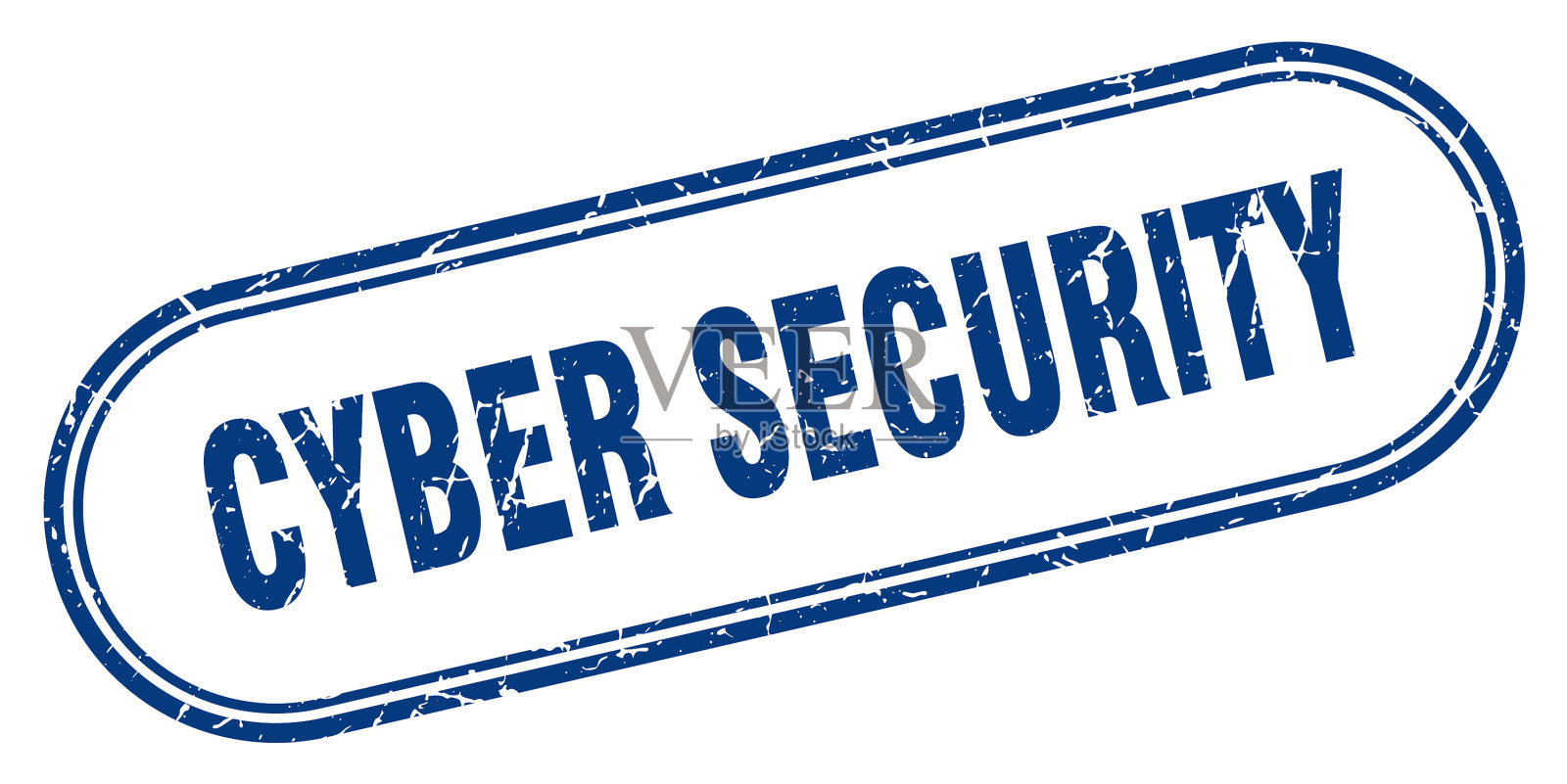 网络安全印章圆形垃圾纹理标志插画图片素材