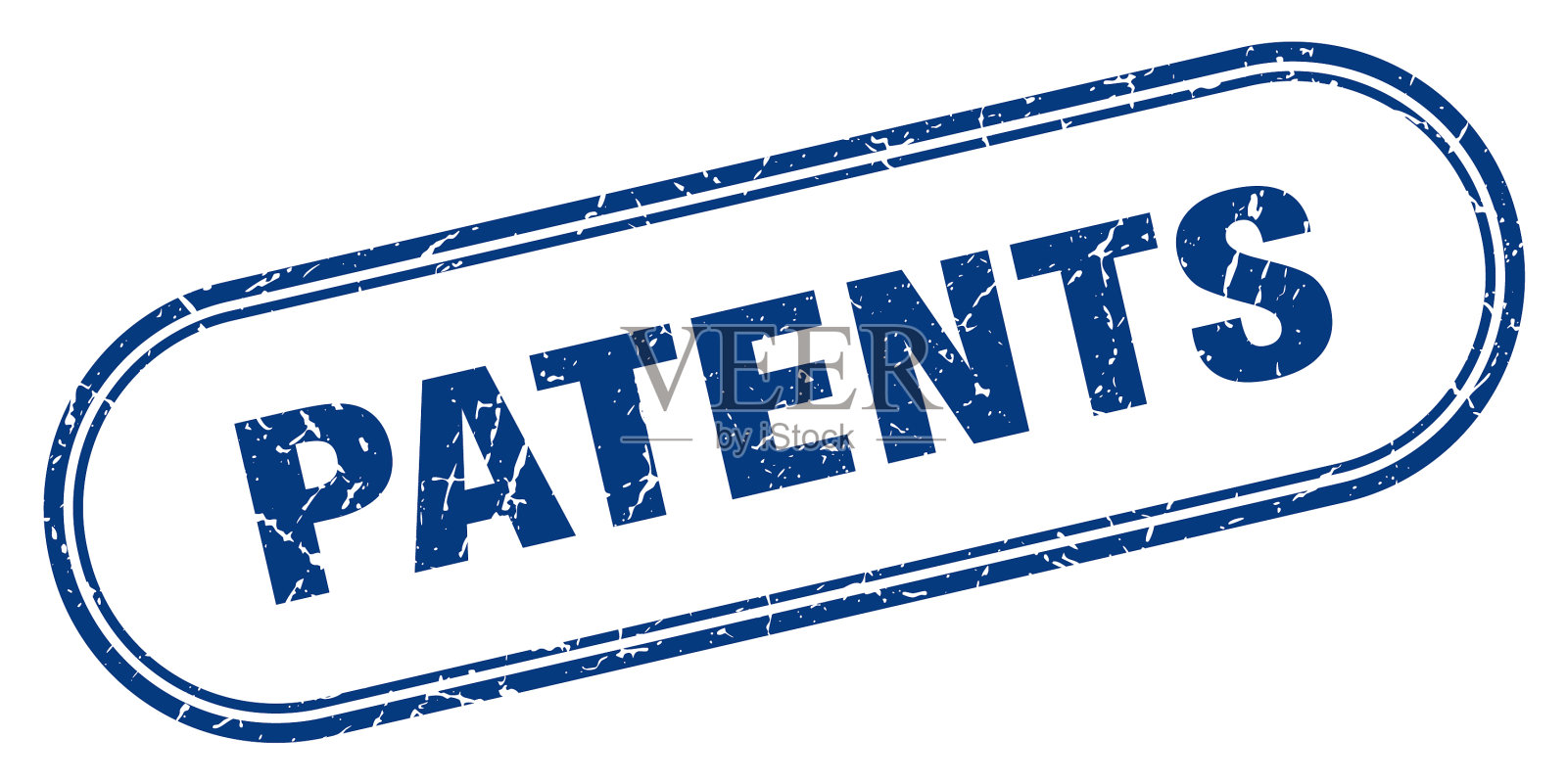 专利邮票圆形grunge纹理标志标签插画图片素材