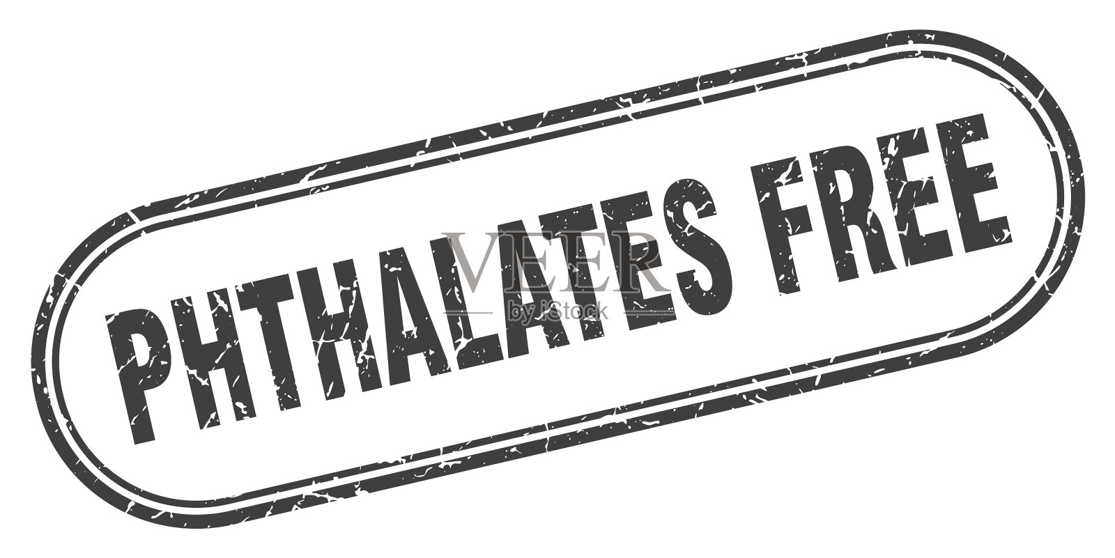 邻苯二甲酸酯自由邮票圆形垃圾纹理插画图片素材