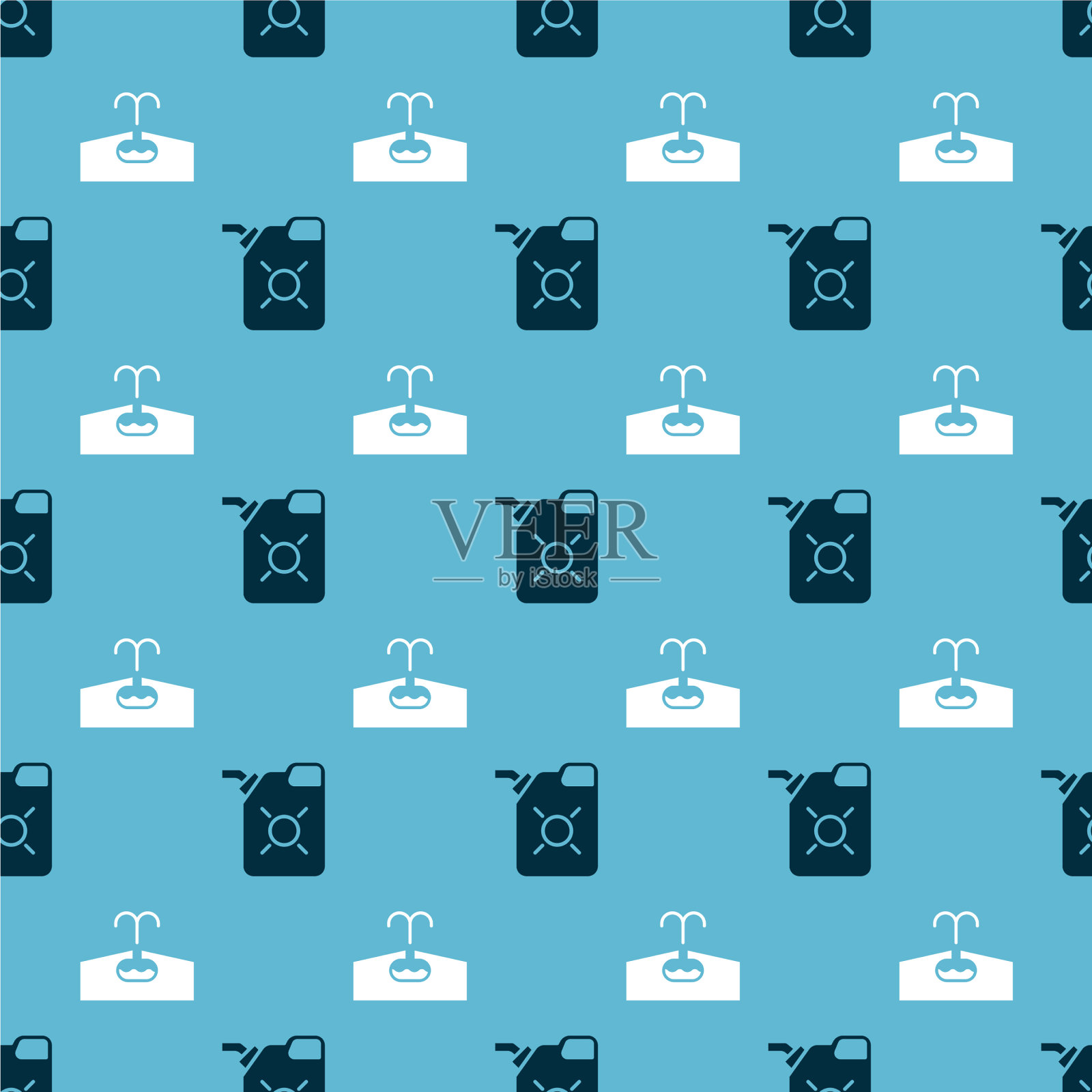 使机油和油田罐处于开启状态插画图片素材