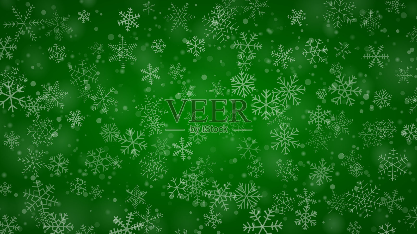 圣诞背景雪花插画图片素材