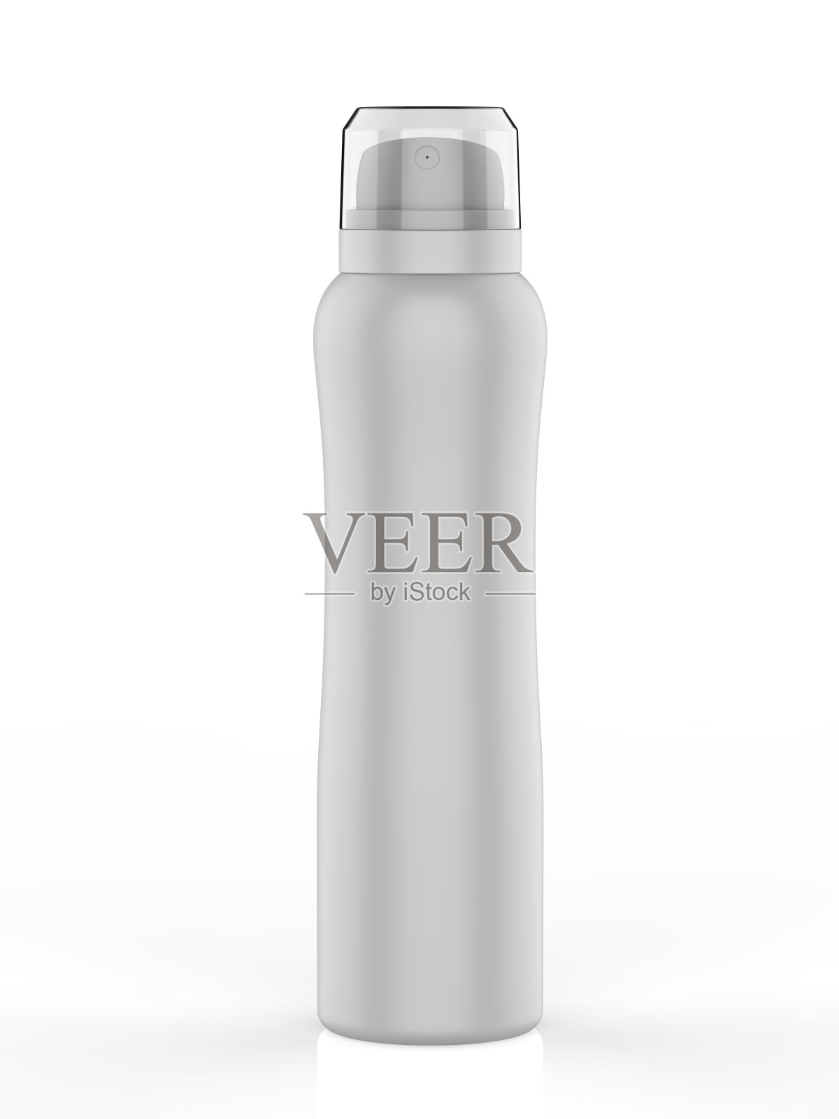 空白铝除臭剂喷雾罐的品牌和模拟。照片摄影图片