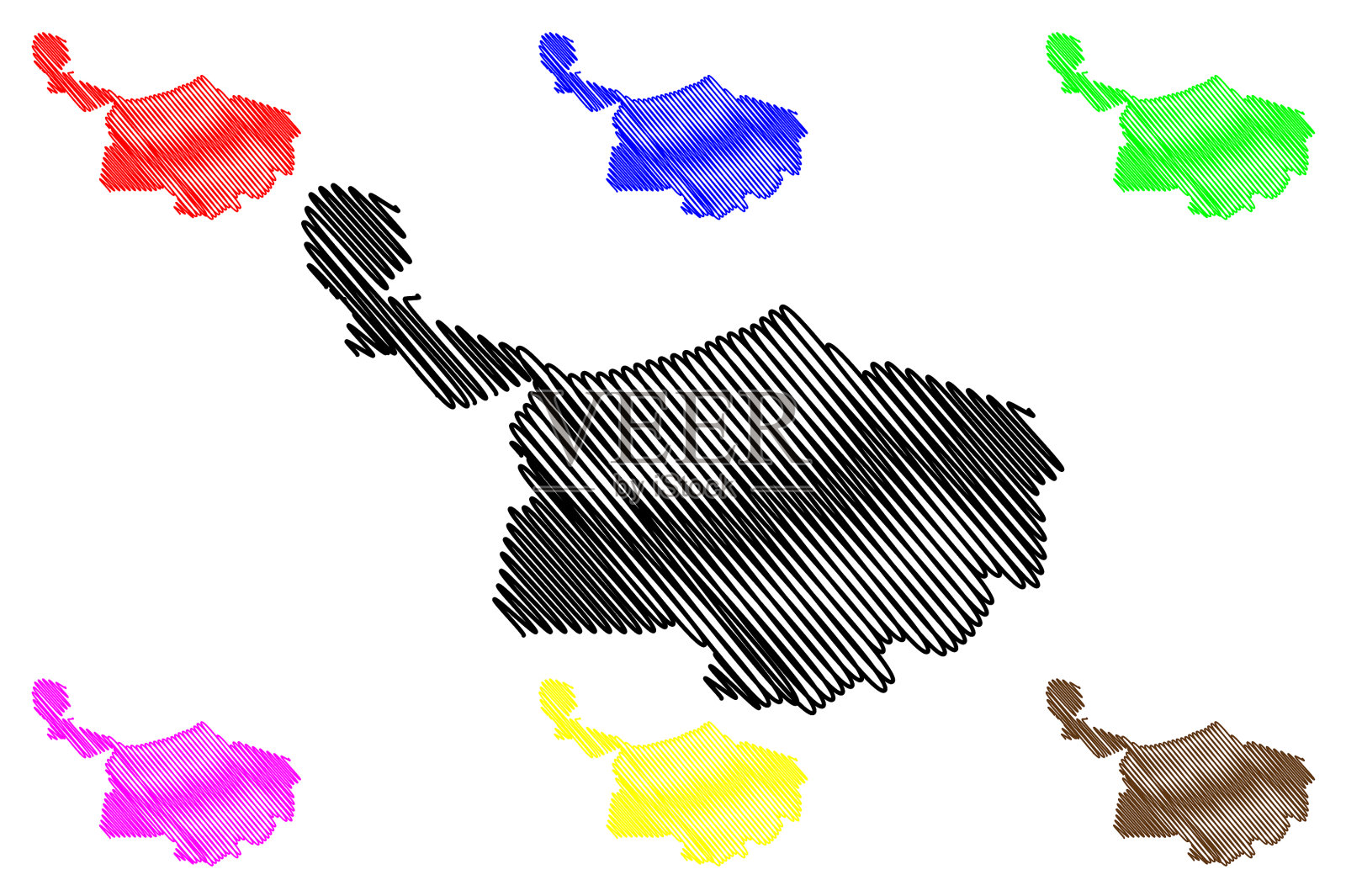 印度北方邦加济阿巴德市共和国插画图片素材