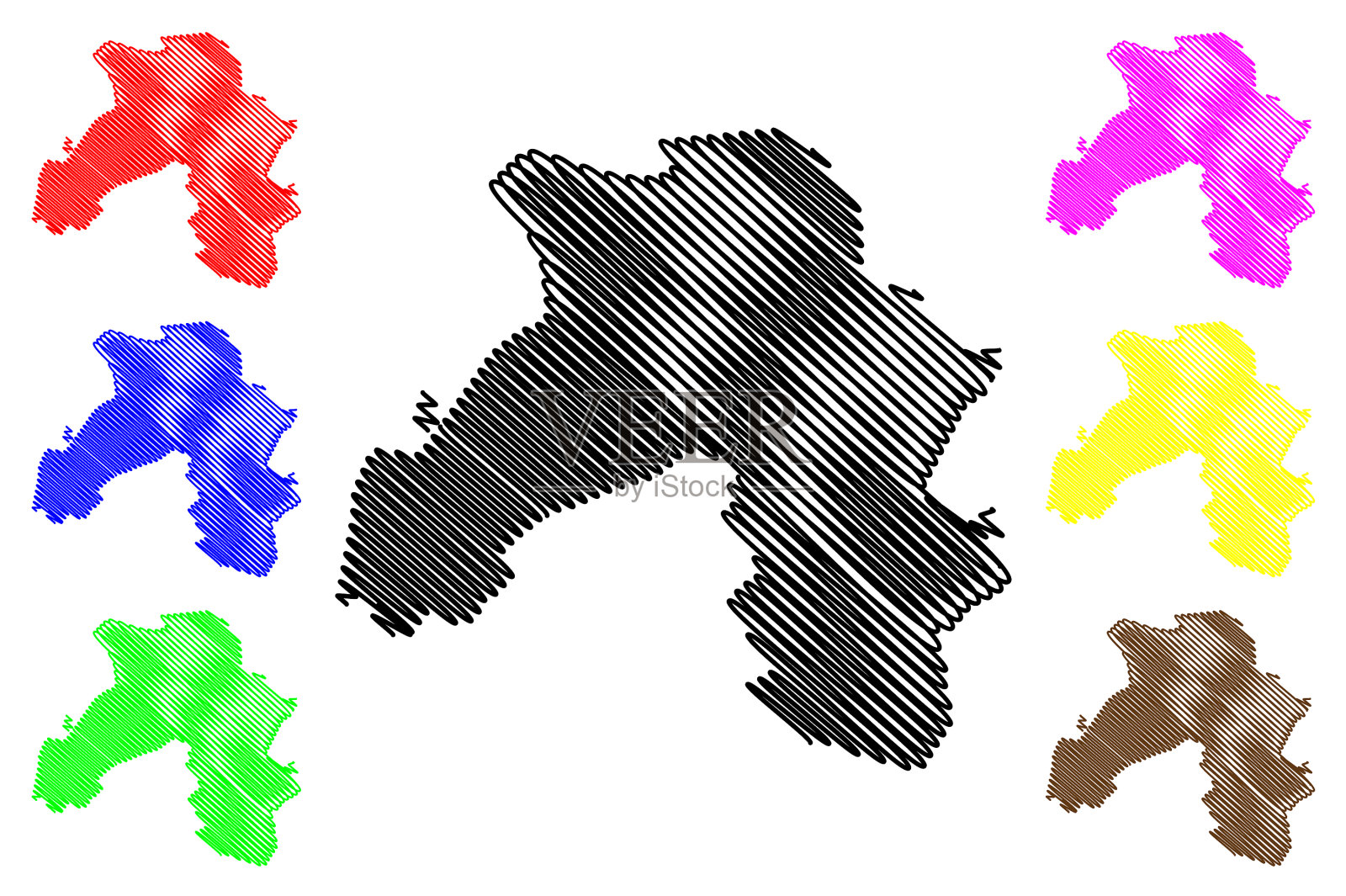 伊朗伊斯兰共和国卡拉伊市阿尔伯茨插画图片素材