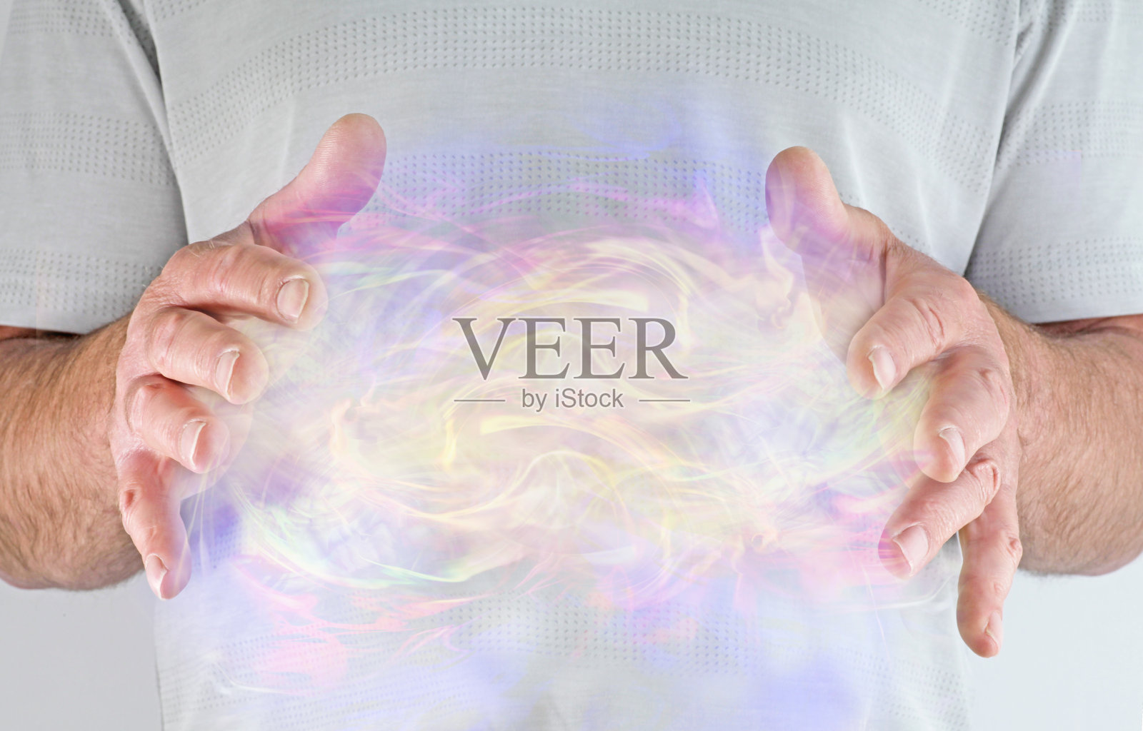 高共振疗愈外质能量现象照片摄影图片