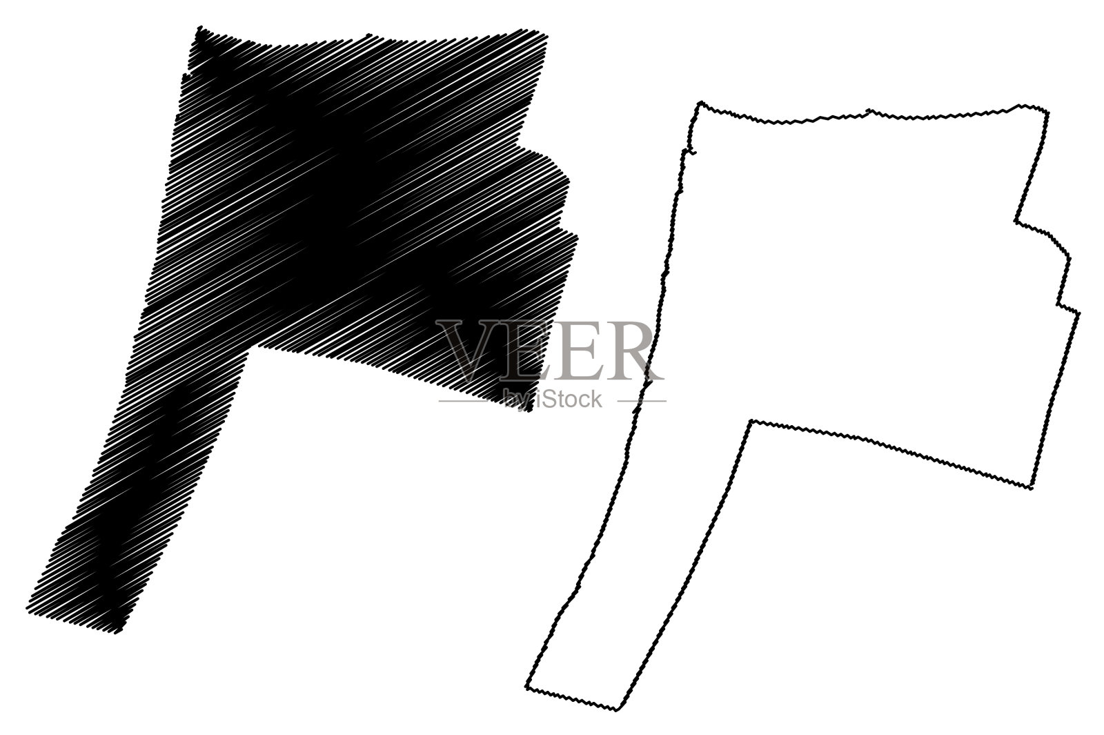 圭亚那共和国乔治敦市合作组织插画图片素材