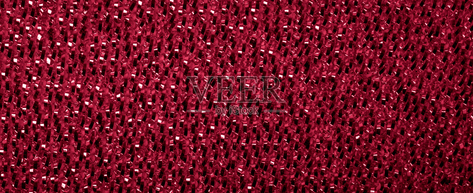 带有视觉细节的红色洗碗线。背景照片摄影图片