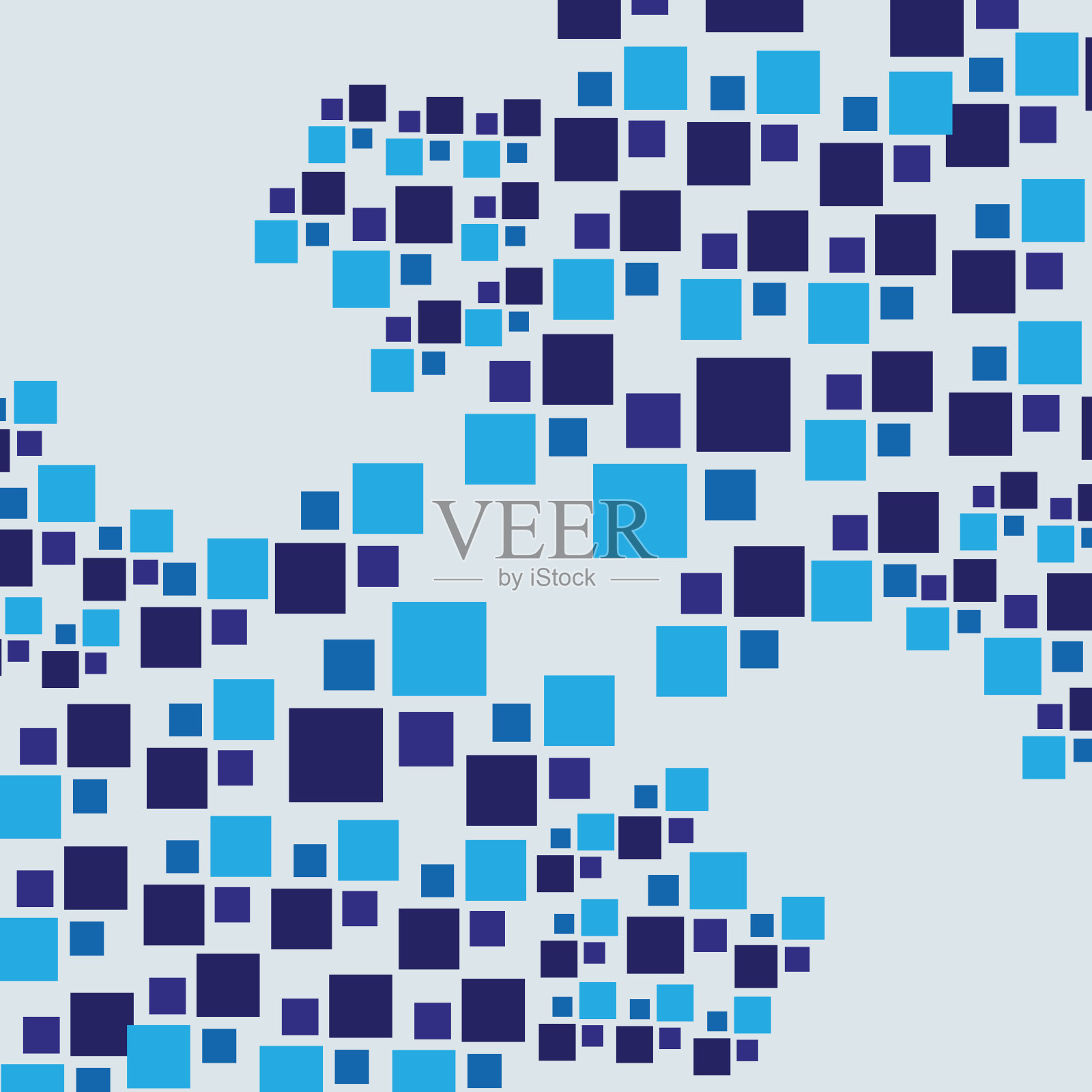 马赛克图形背景插画图片素材