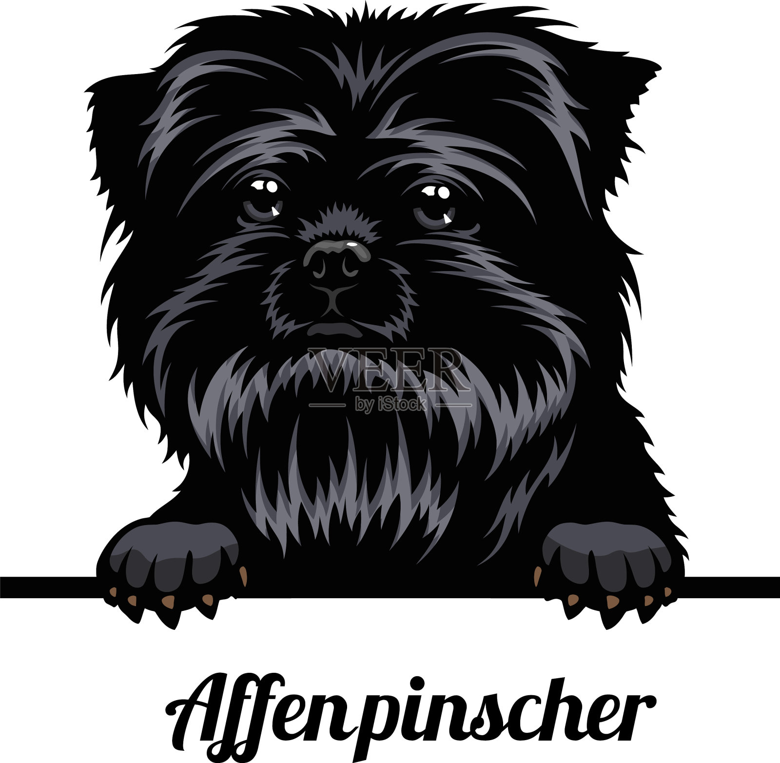 头阿飞犬品种颜色形象a设计元素图片