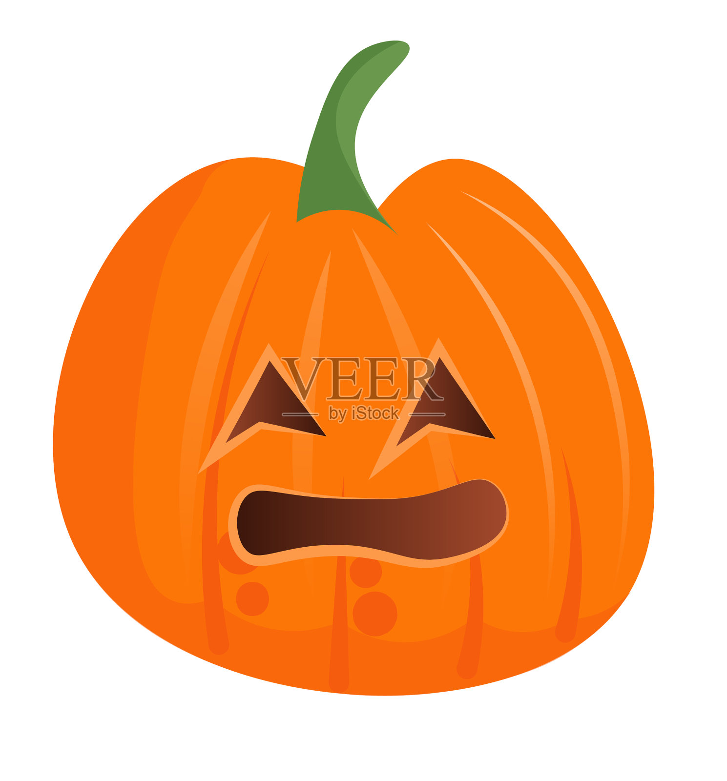 不招待就捣乱的南瓜，万圣节的稻草人设计元素图片