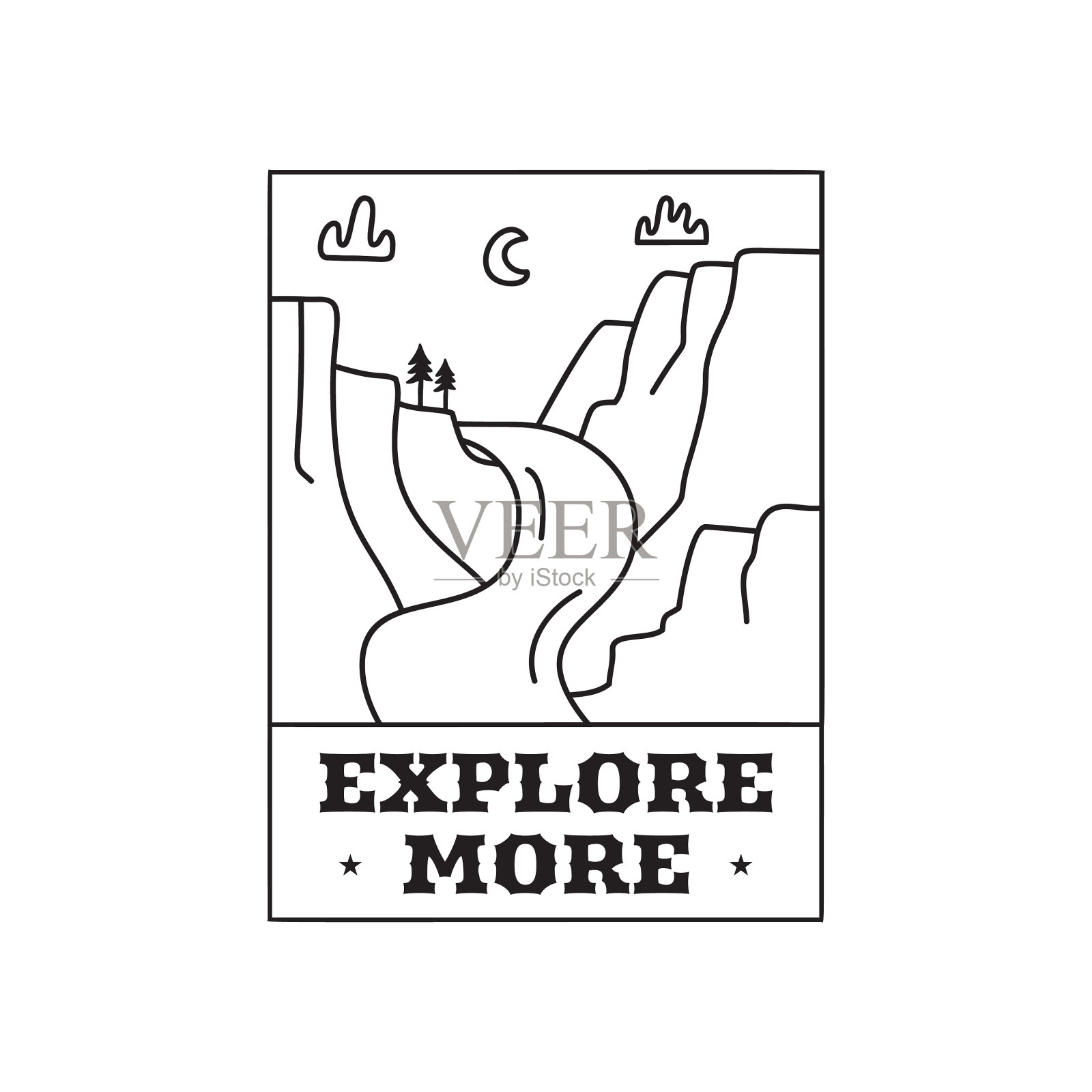 露营探险标志会徽设计设计元素图片