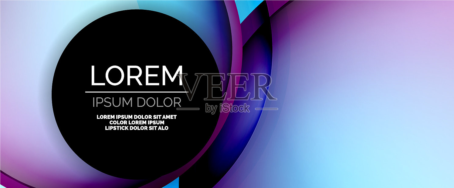 圆圈和气泡抽象背景流体插画图片素材