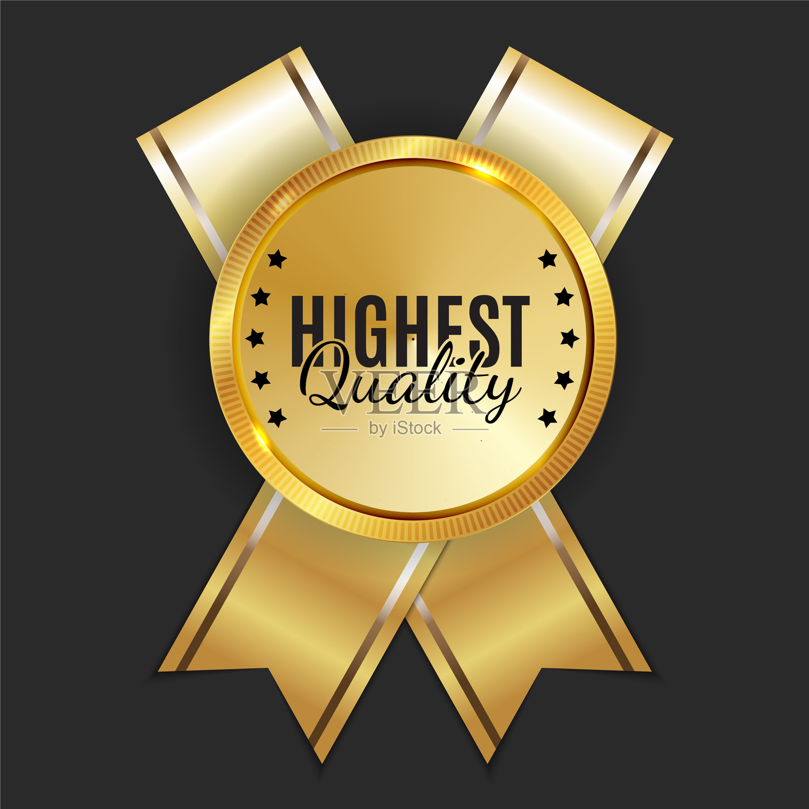 高品质的金色标牌插画图片素材