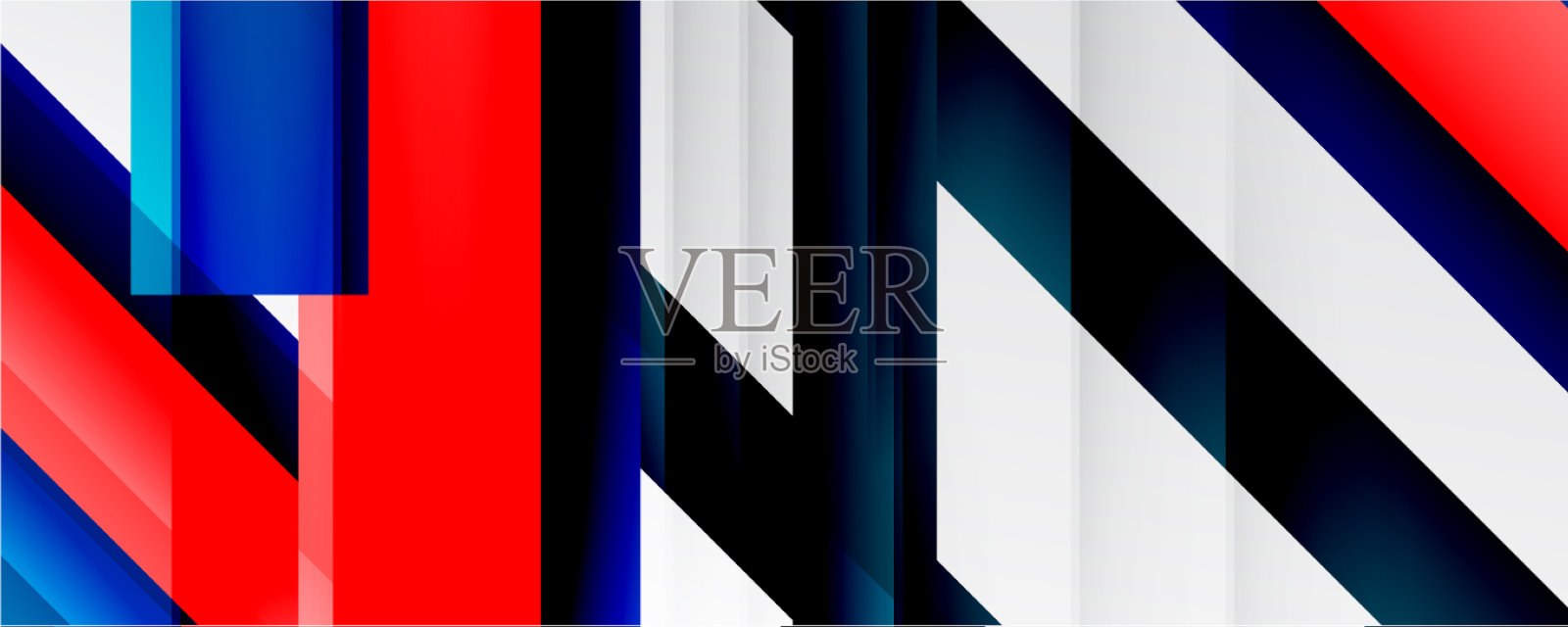 带有阴影线的几何抽象背景插画图片素材