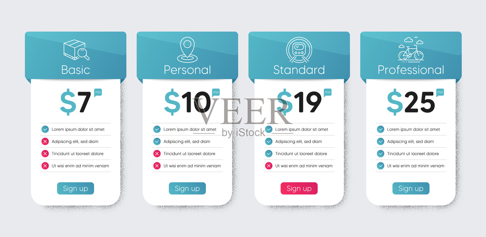 地铁搜索包和位置图标插画图片素材