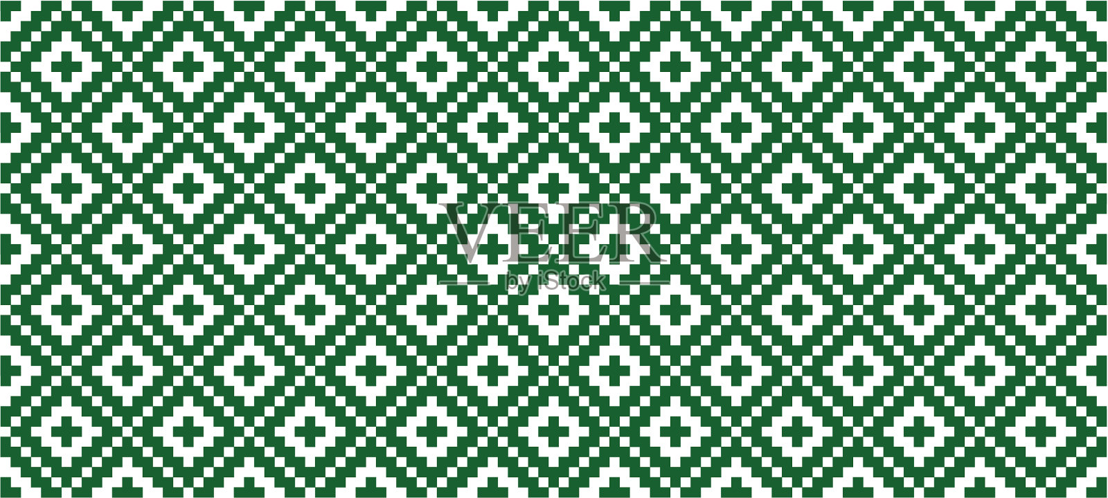 绿色部落民族阿兹特克风格插画图片素材