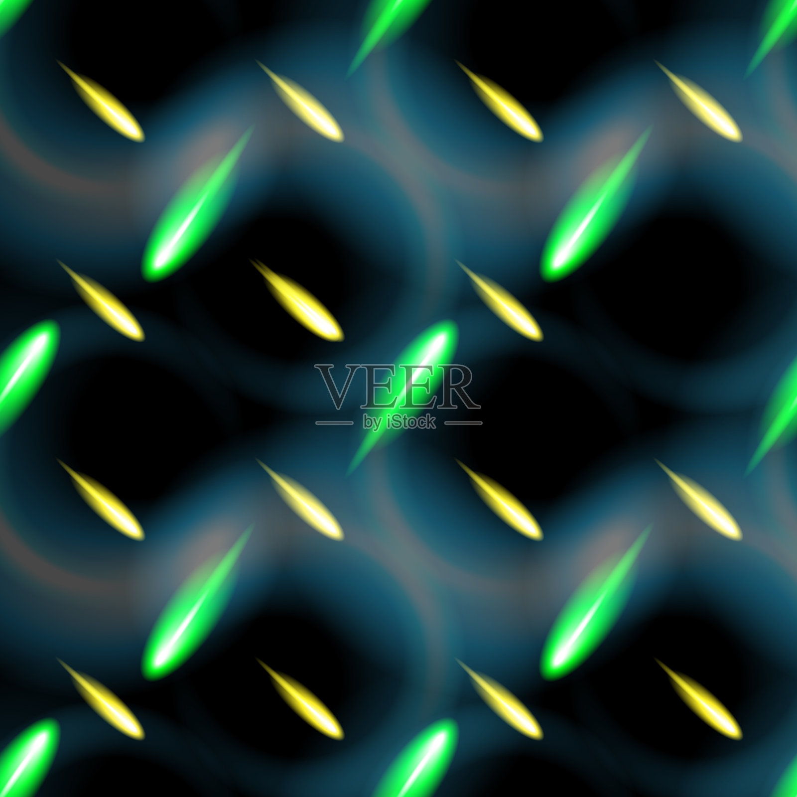 霓虹闪烁的抽象无缝图案具有魅力插画图片素材