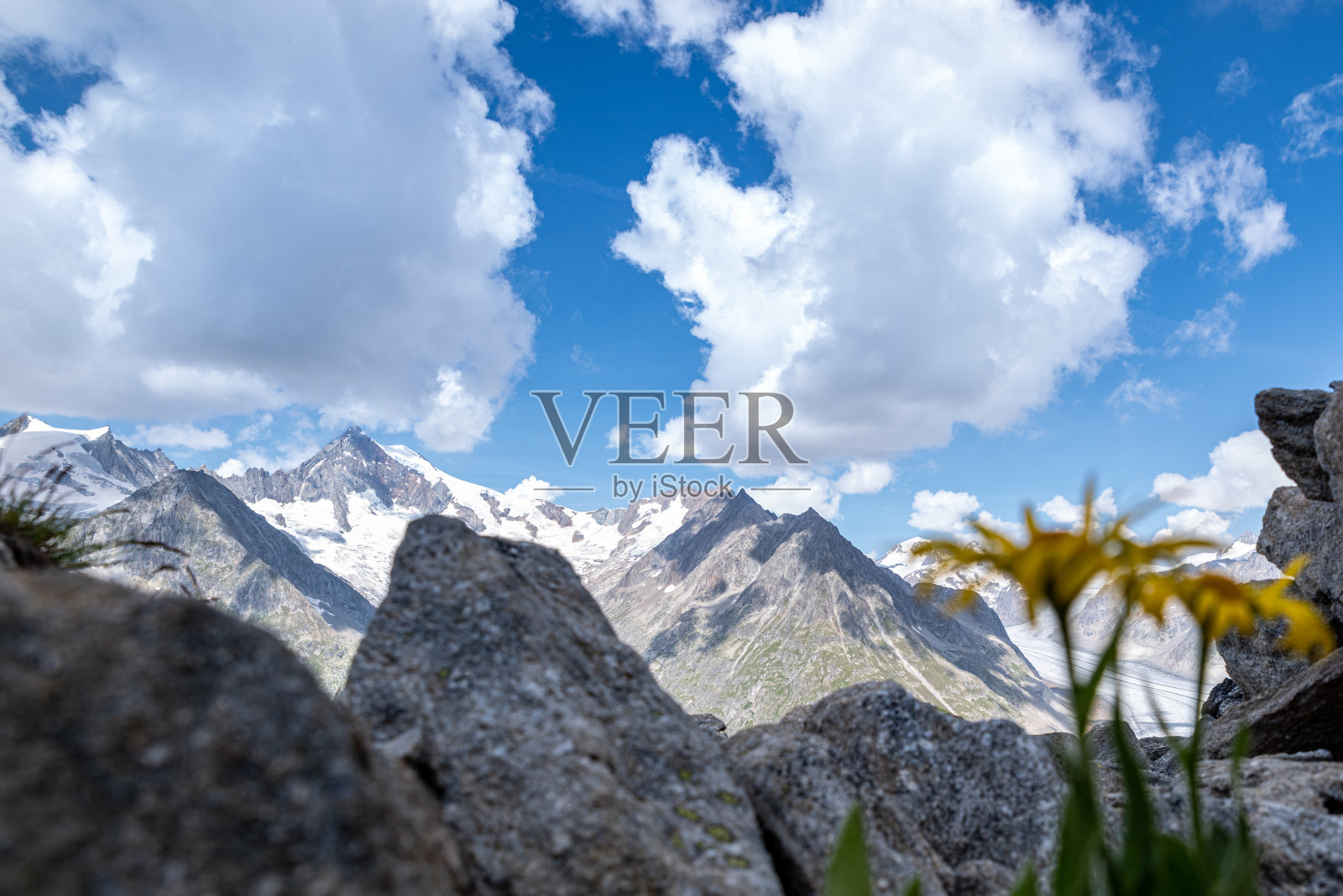 列支冰川照片摄影图片