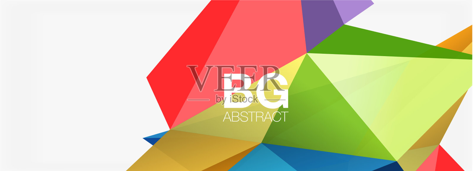 3d马赛克抽象背景低聚形状插画图片素材