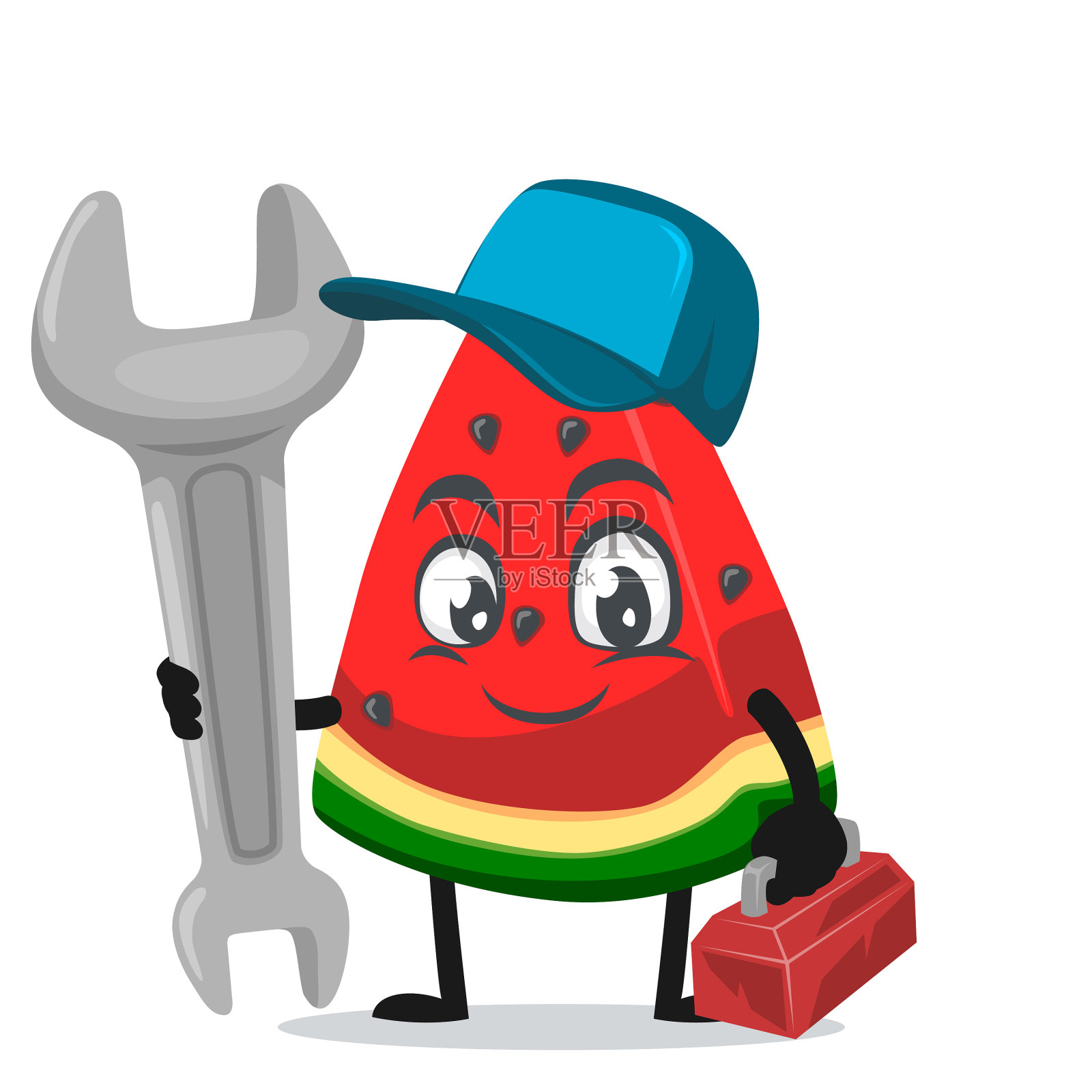 西瓜角色或吉祥物设计元素图片