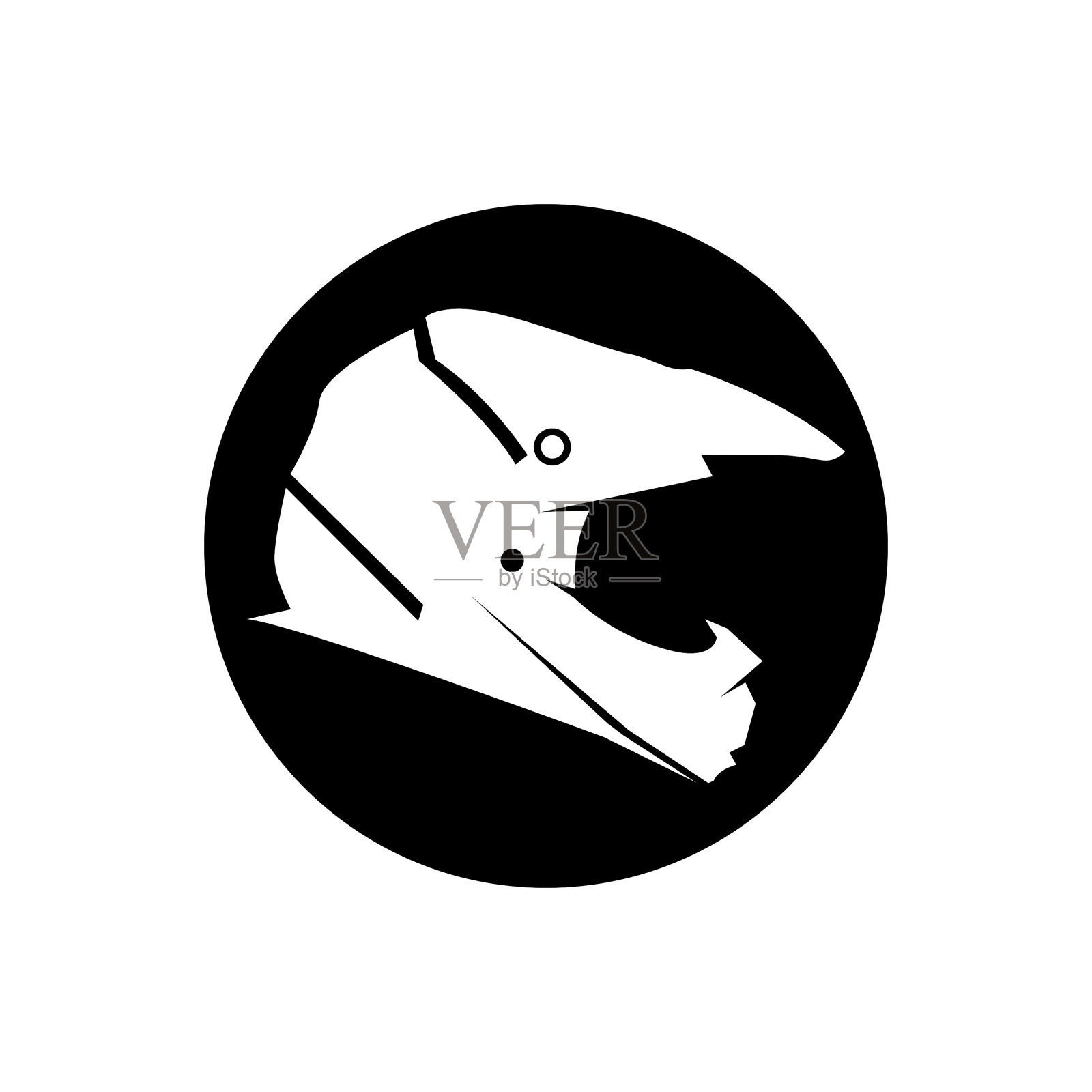 头盔十字图标模板设计元素图片